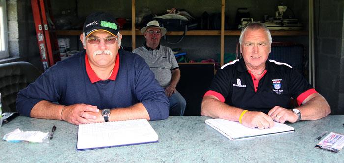 William Newell, Rob Benjamin (back) and Adge John